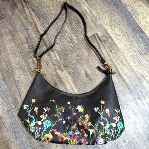 Y2K floral print handbag